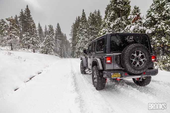 Jeep snow rear