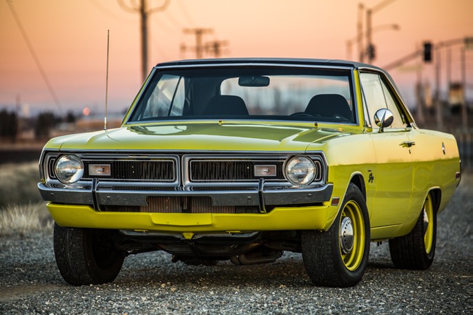 Yellow Dodge Dart-4